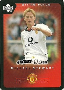 Sticker Michael Stewart - Manchester United 2002-2003. Strike Force - Upper Deck