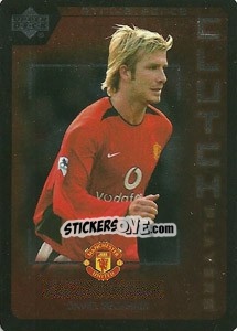 Cromo David Beckham - Manchester United 2002-2003. Strike Force - Upper Deck