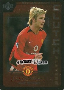 Sticker David Beckham - Manchester United 2002-2003. Strike Force n. CP1 - Upper Deck