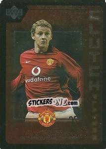 Sticker Ole Gunnar Solskjaer - Manchester United 2002-2003. Strike Force n. CP10 - Upper Deck