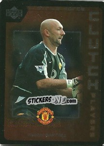 Sticker Fabien Barthez - Manchester United 2002-2003. Strike Force - Upper Deck