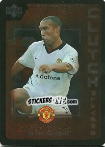 Sticker Mikael Silvestre - Manchester United 2002-2003. Strike Force - Upper Deck