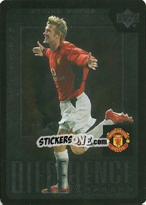 Sticker David Beckham - Manchester United 2002-2003. Strike Force n. DM1 - Upper Deck