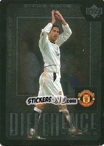 Sticker Ruud van Nistelrooy - Manchester United 2002-2003. Strike Force - Upper Deck