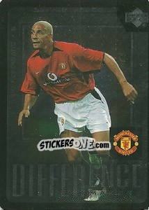 Sticker Rio Ferdinand - Manchester United 2002-2003. Strike Force n. DM5 - Upper Deck