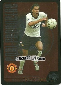 Sticker Ruud van Nistelrooy - Manchester United 2002-2003. Strike Force - Upper Deck