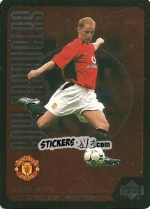 Sticker Nicky Butt - Manchester United 2002-2003. Strike Force - Upper Deck