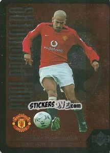 Cromo Juan Sebastian Veron - Manchester United 2002-2003. Strike Force - Upper Deck