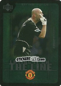 Sticker Fabien Barthez - Manchester United 2002-2003. Strike Force n. LL1 - Upper Deck