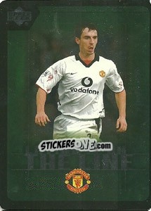 Sticker Gary Neville - Manchester United 2002-2003. Strike Force n. LL2 - Upper Deck