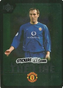 Cromo Laurent Blanc - Manchester United 2002-2003. Strike Force - Upper Deck