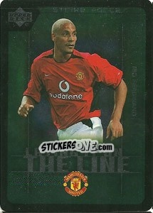 Sticker Rio Ferdinand - Manchester United 2002-2003. Strike Force n. LL6 - Upper Deck
