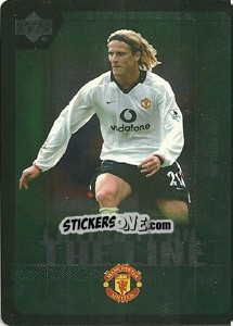 Sticker John O'Shea - Manchester United 2002-2003. Strike Force n. LL15 - Upper Deck