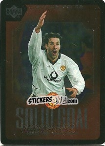 Sticker Ruud van Nistelrooy - Manchester United 2002-2003. Strike Force n. SG3 - Upper Deck