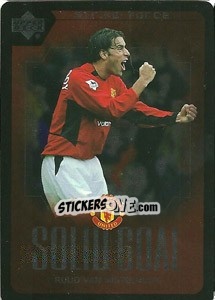 Sticker Ruud van Nistelrooy - Manchester United 2002-2003. Strike Force - Upper Deck