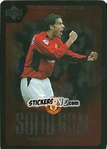Sticker Ruud van Nistelrooy - Manchester United 2002-2003. Strike Force n. SG4 - Upper Deck