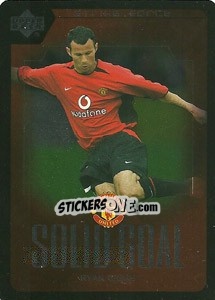 Sticker Ryan Giggs - Manchester United 2002-2003. Strike Force n. SG7 - Upper Deck