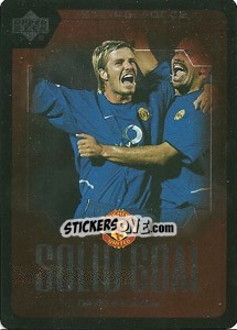 Sticker David Beckham - Manchester United 2002-2003. Strike Force n. SG9 - Upper Deck
