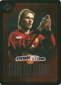 Sticker David Beckham - Manchester United 2002-2003. Strike Force n. SG12 - Upper Deck