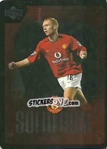 Sticker Paul Scholes - Manchester United 2002-2003. Strike Force n. SG14 - Upper Deck