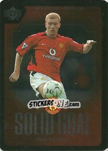 Sticker Paul Scholes - Manchester United 2002-2003. Strike Force n. SG15 - Upper Deck
