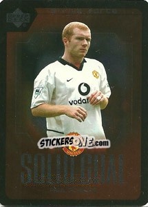 Sticker Paul Scholes - Manchester United 2002-2003. Strike Force n. SG16 - Upper Deck