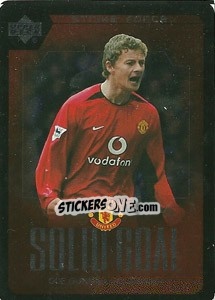 Sticker Ole Gunnar Solskjaer - Manchester United 2002-2003. Strike Force - Upper Deck