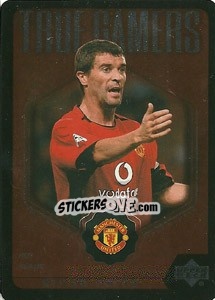 Sticker Roy Keane - Manchester United 2002-2003. Strike Force - Upper Deck