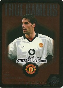 Sticker Ruud van Nistelrooy - Manchester United 2002-2003. Strike Force n. TG5 - Upper Deck