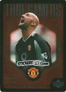 Sticker Fabien Barthez - Manchester United 2002-2003. Strike Force n. TG10 - Upper Deck