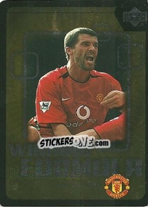 Sticker Roy Keane - Manchester United 2002-2003. Strike Force - Upper Deck