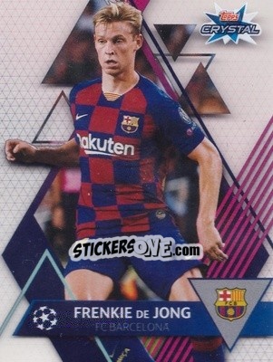 Sticker Frenkie de Jong - UEFA Champions League 2019-2020. Crystal - Topps