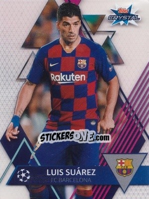 Sticker Luis Suarez - UEFA Champions League 2019-2020. Crystal n. 4 - Topps