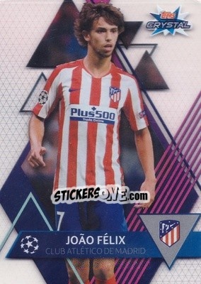 Sticker Joao Felix - UEFA Champions League 2019-2020. Crystal - Topps