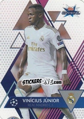 Sticker Vinicius Junior - UEFA Champions League 2019-2020. Crystal - Topps