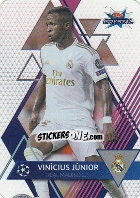 Figurina Vinicius Junior - UEFA Champions League 2019-2020. Crystal - Topps