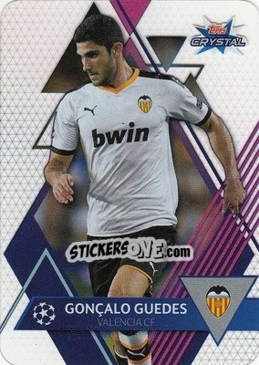 Sticker Goncalo Guedes - UEFA Champions League 2019-2020. Crystal n. 18 - Topps