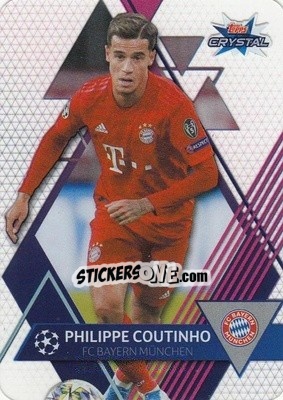 Sticker Philippe Coutinho - UEFA Champions League 2019-2020. Crystal n. 21 - Topps