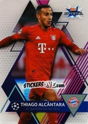 Sticker Thiago Alcantara - UEFA Champions League 2019-2020. Crystal n. 22 - Topps