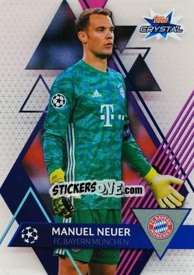 Sticker Manuel Neuer - UEFA Champions League 2019-2020. Crystal n. 23 - Topps