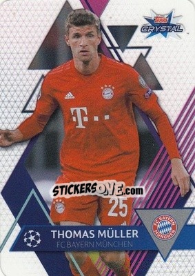 Sticker Thomas Müller - UEFA Champions League 2019-2020. Crystal n. 24 - Topps
