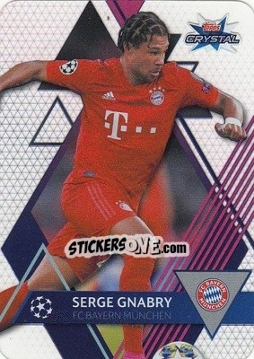 Sticker Serge Gnabry - UEFA Champions League 2019-2020. Crystal n. 25 - Topps