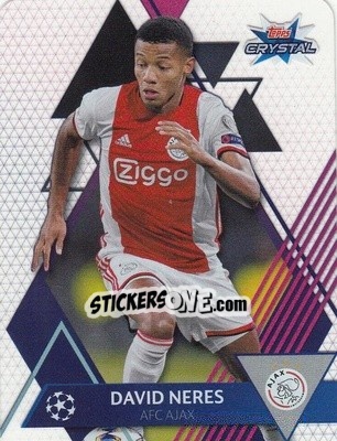 Sticker David Neres - UEFA Champions League 2019-2020. Crystal n. 29 - Topps