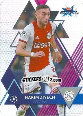 Sticker Hakim Ziyech - UEFA Champions League 2019-2020. Crystal n. 30 - Topps