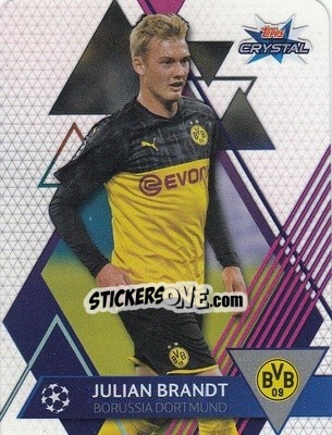 Sticker Julian Brandt - UEFA Champions League 2019-2020. Crystal n. 32 - Topps