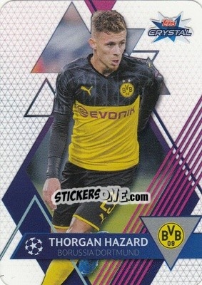 Sticker Thorgan Hazard - UEFA Champions League 2019-2020. Crystal n. 33 - Topps