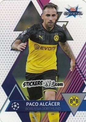 Sticker Paco Alcacer - UEFA Champions League 2019-2020. Crystal n. 34 - Topps