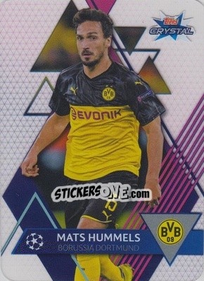 Sticker Mats Hummels - UEFA Champions League 2019-2020. Crystal - Topps