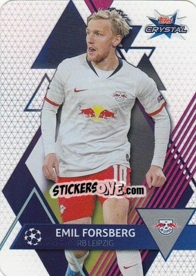Sticker Emil Forsberg - UEFA Champions League 2019-2020. Crystal n. 40 - Topps