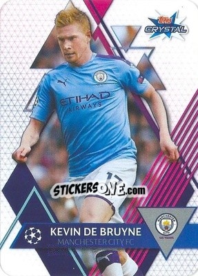 Sticker Kevin De Bruyne - UEFA Champions League 2019-2020. Crystal - Topps